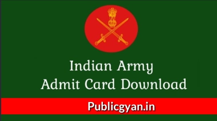 Join Indian Army Admit Card 2022